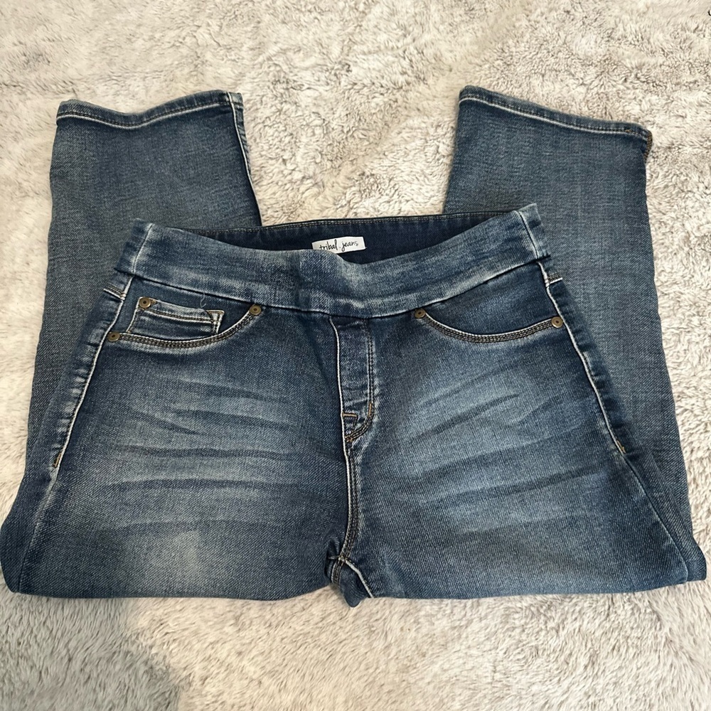 Tribal Women's Blue Jeans